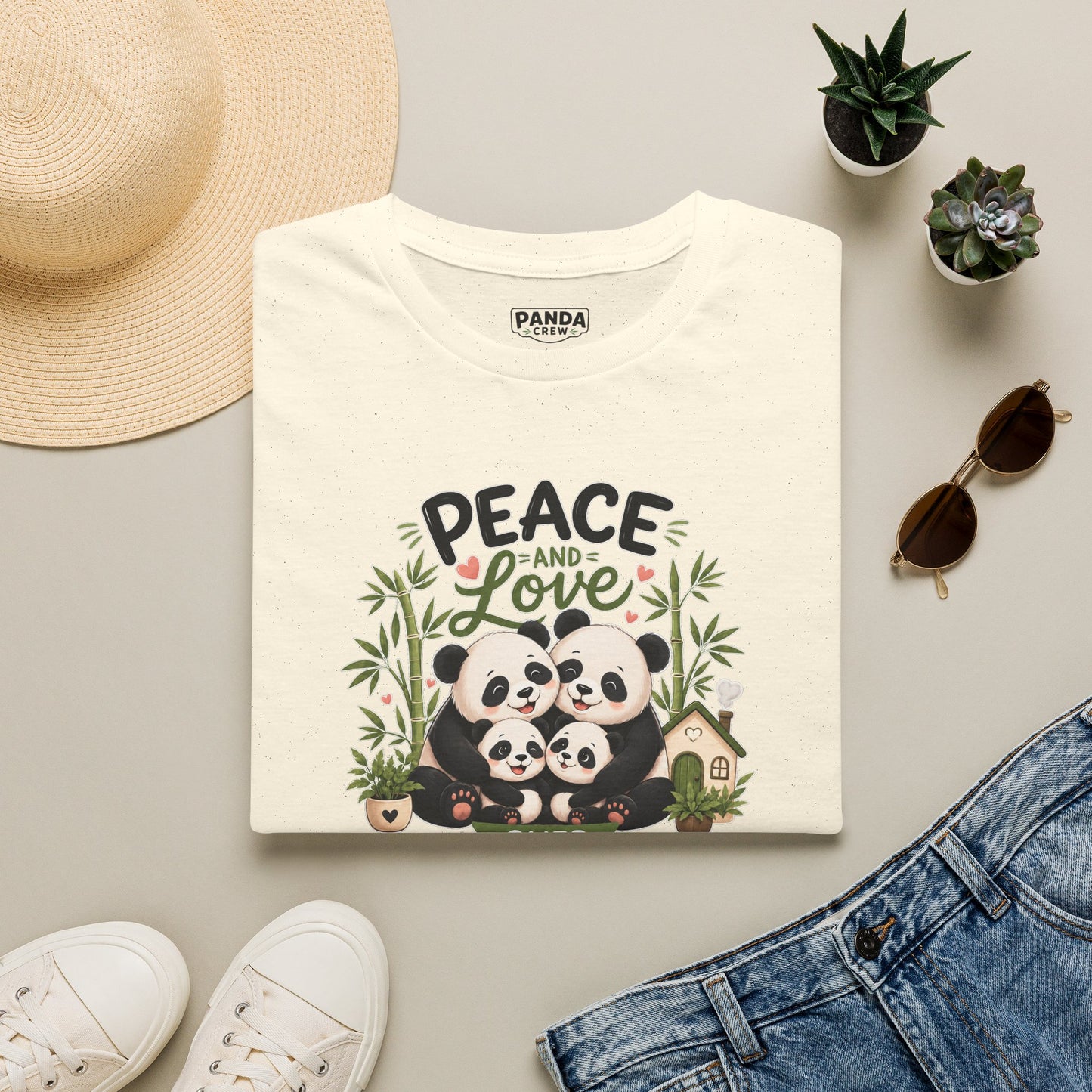 Panda Family Tee