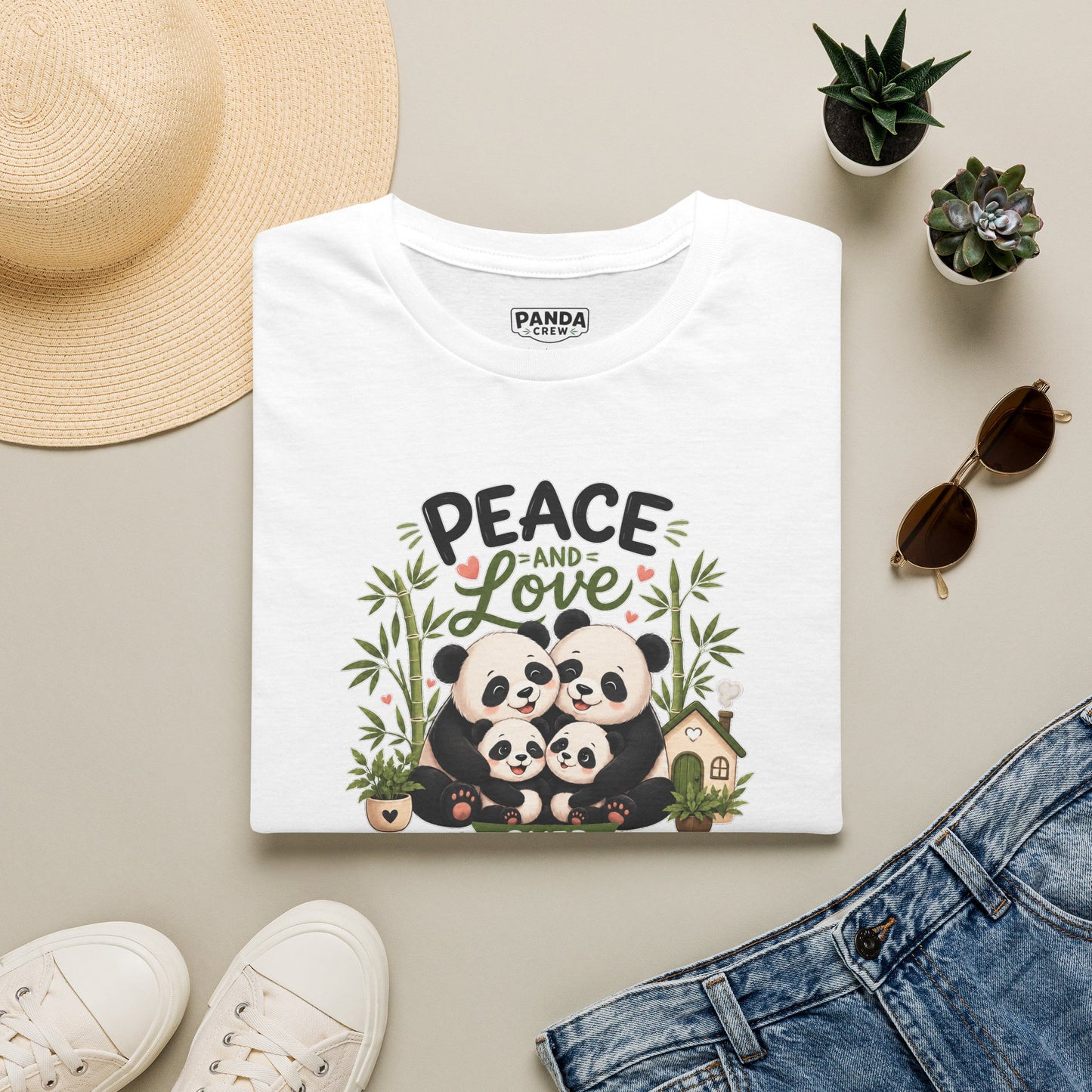 Panda Family Tee