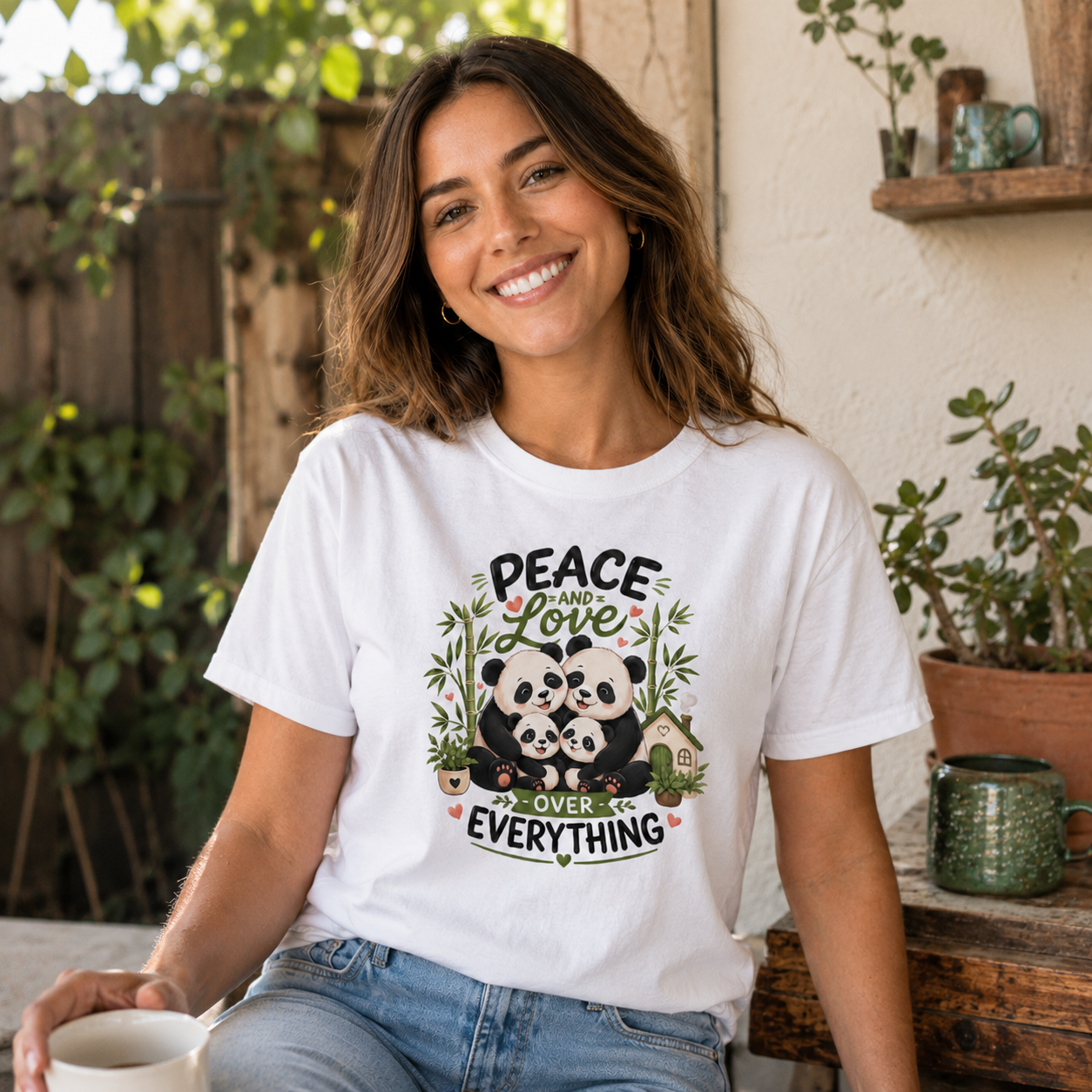 Panda Family Tee