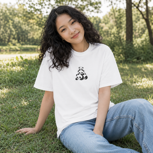 Stacked Pandas Tee