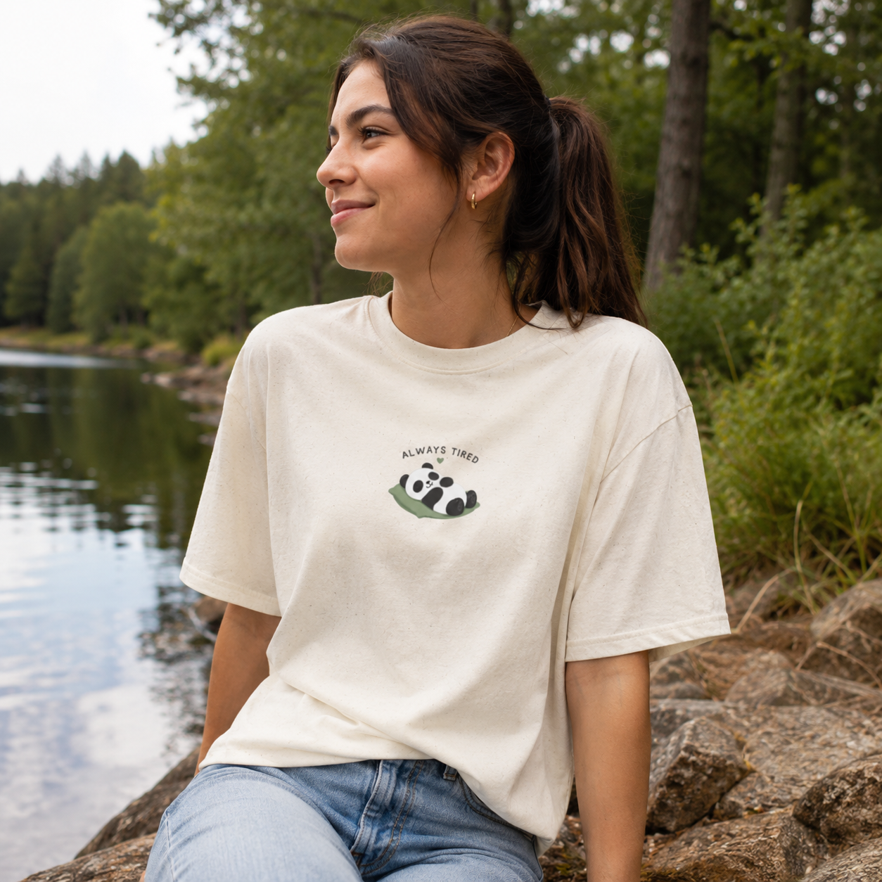 Tired Panda Tee